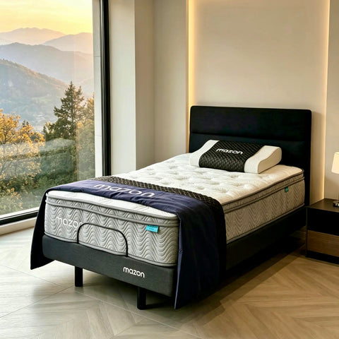 Mazon Motion Adjustable Bed Combo With S3Gel Mattress