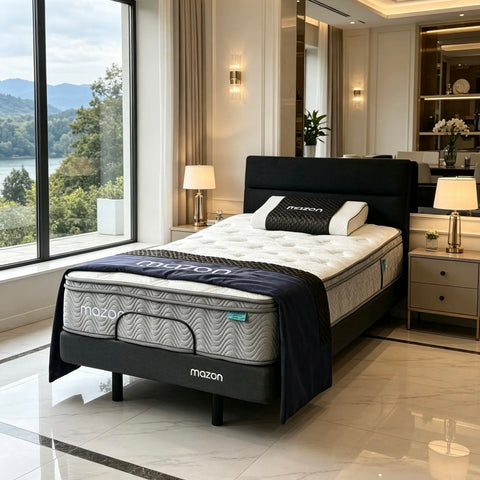 Mazon Motion Adjustable Bed Combo With S3Gel Mattress