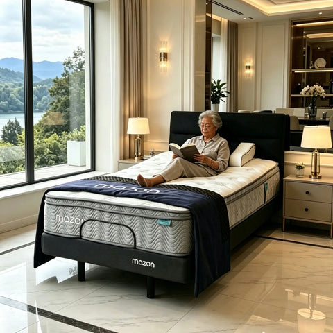 Mazon Motion Adjustable Bed Combo With S3Gel Mattress